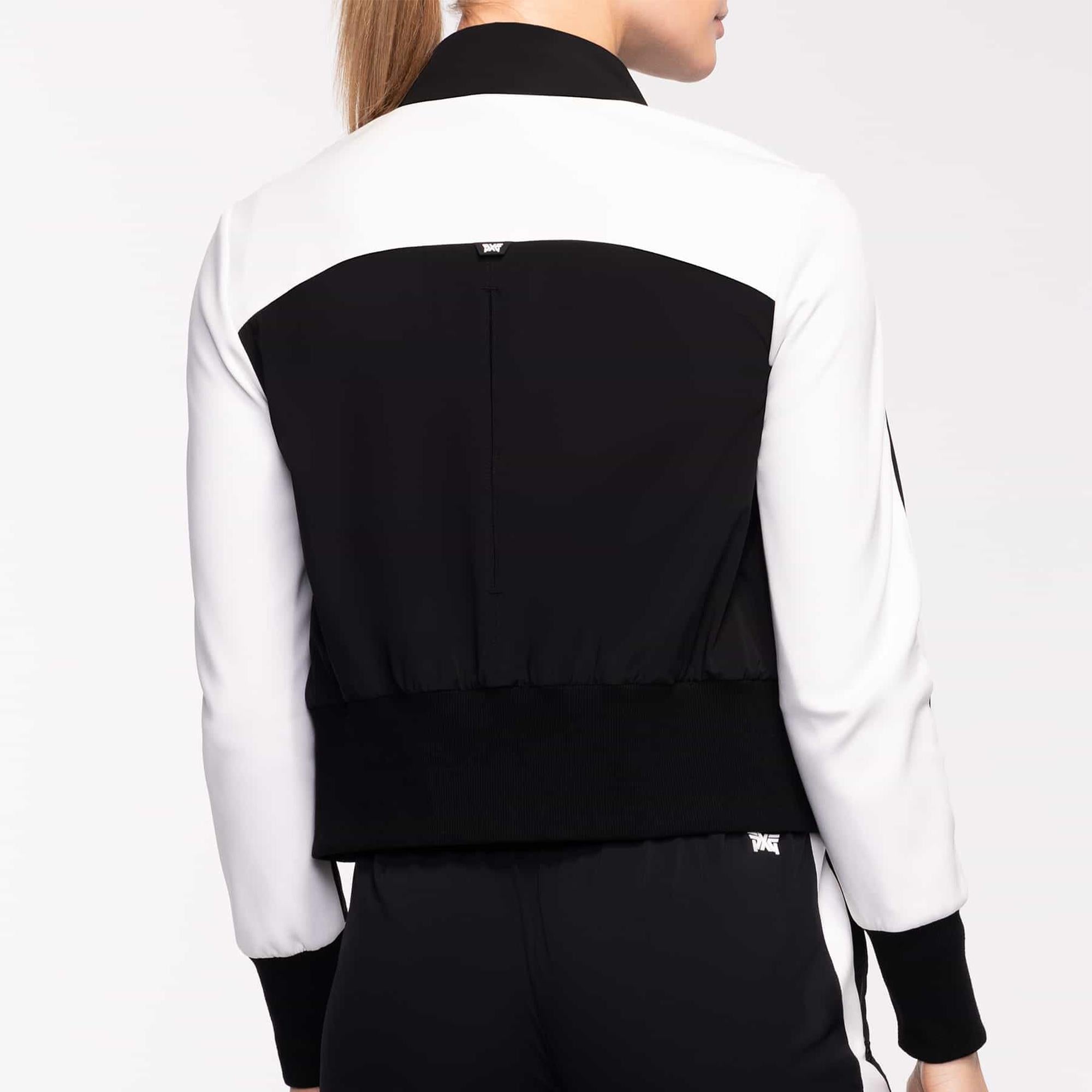 PXG High Waisted Ladies Bomber Jacket Black